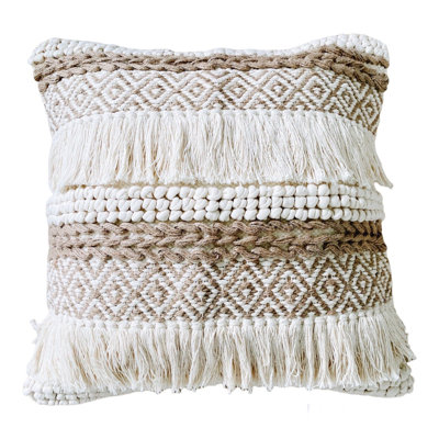 Housse de coussin texturé Mylos Boho