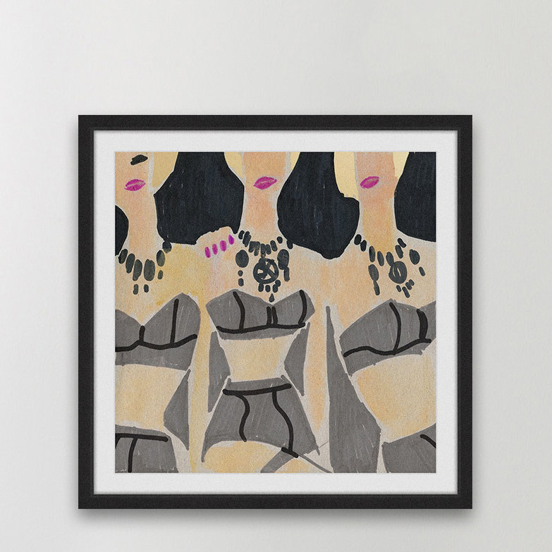 Single Picture Frame Print, 41cm H x 41cm W