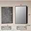 Armoire à pharmacie encastrée / à fixation en surface avec miroir en fer et l 24 po x H 30 po Elise-1036898615-1039772036