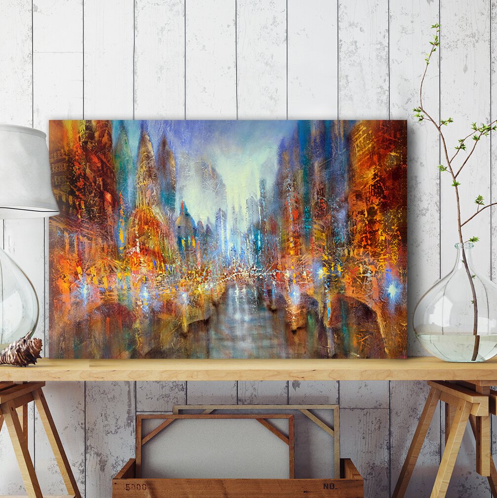 Leinwandbild City of Lights von Annette Schmucker