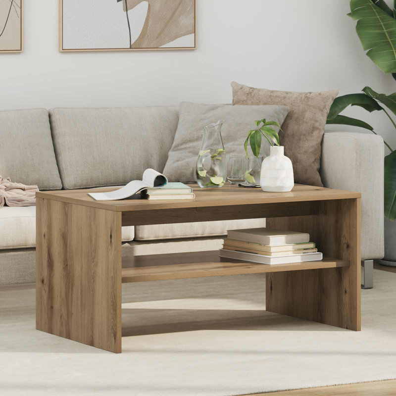 Coffee Table with Storage, 40cm. H x 80cm. L x 50cm. W, Artisan Oak