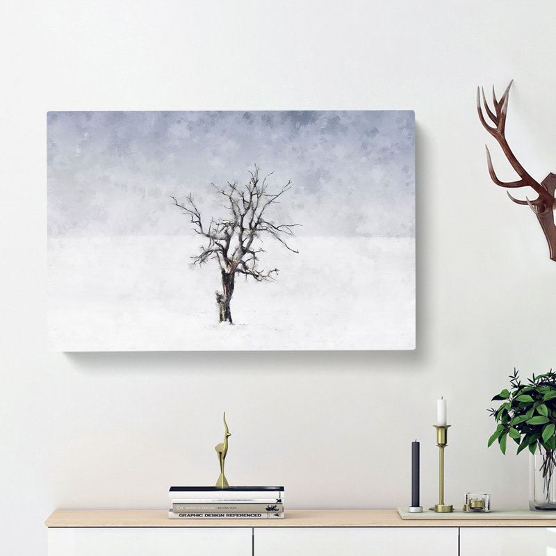 Winter Tree - Wrapped Canvas, 40cm H x 60cm W x 3cm D