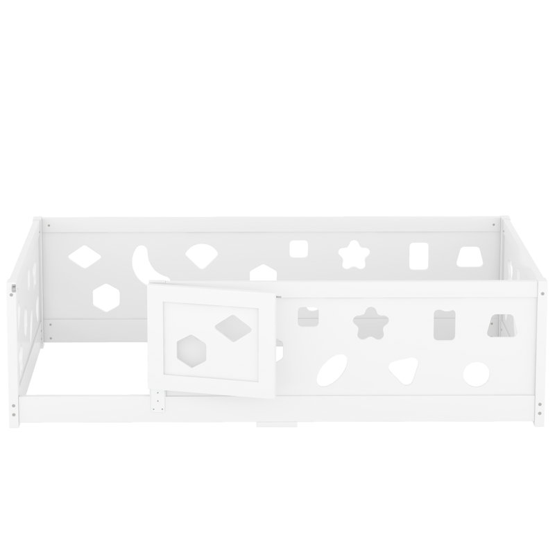 Solid Wood Bedframe with Rails