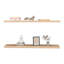 Greer Floating Shelf In Melamine X2,Smokey Oak-1985947777