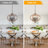 Ambrose 6 - Light 18" W Rustic Solid Wood Chandelier French Country Chandelier Farmhouse Wood Chandelier Geometric Chandelier-1113018064