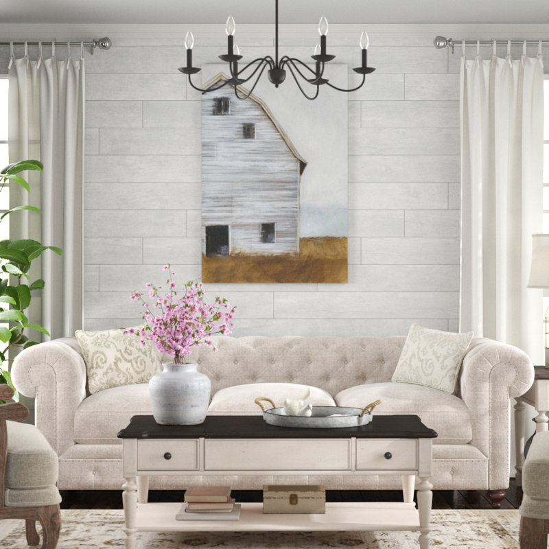 " Abandoned Barn I " by Ethan Harper Painting Print, 48" H x 32" W, Wrapped Canvas