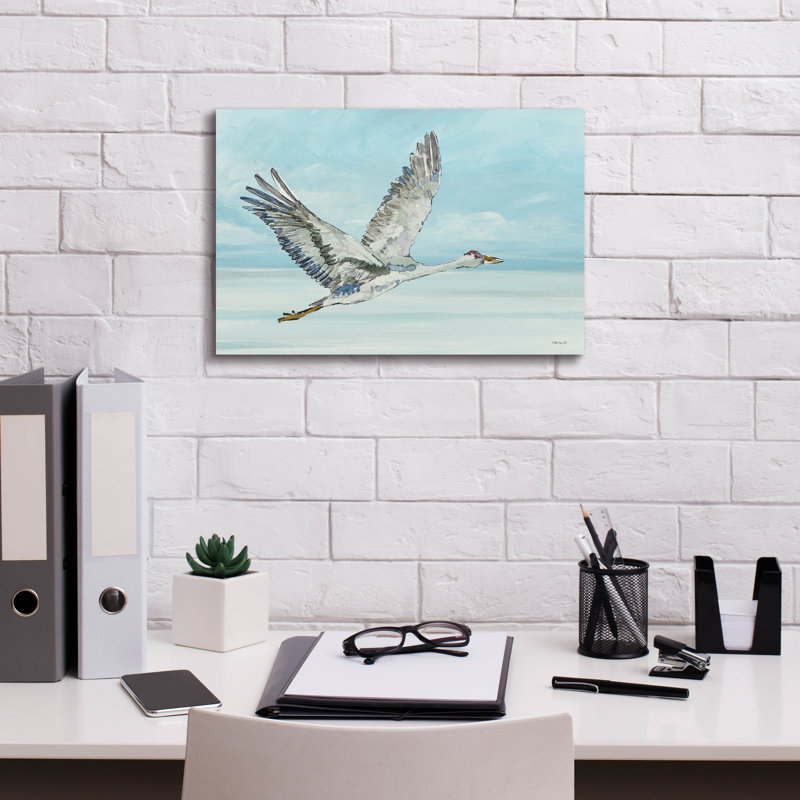 «In Flight 2» par Stellar Design Studio, art mural sur toile, H 12 po x l 18 po x P 0,75 po
