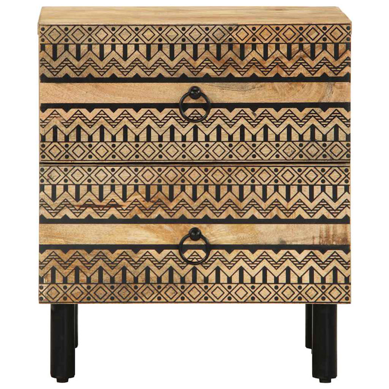 Lanark 40cm W Solid Wood Bedside Table