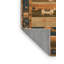 Machine Washable Art Deco Brown Area Rug-836524697