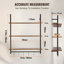 3 Piece Square Floating Shelf