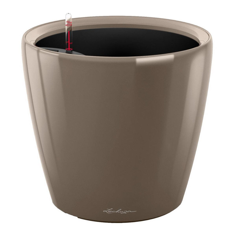 Classico Pot Planter, Taupe, 33cm H x 35cm W x 35cm D