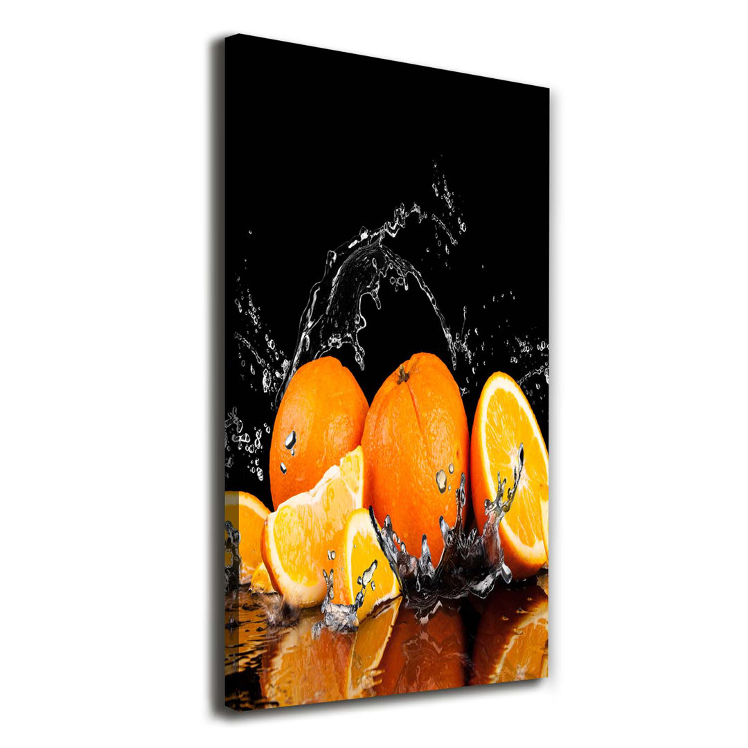 Orangen - Kunstdrucke auf Leinwand - Wrapped Canvas