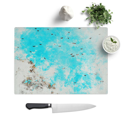 Flying Bats in Rwanda Watercolour Chopping Board