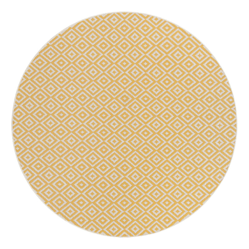 Tapis d'extérieur Jill Zarin Costa Rica, Rond 6 pi 7 po