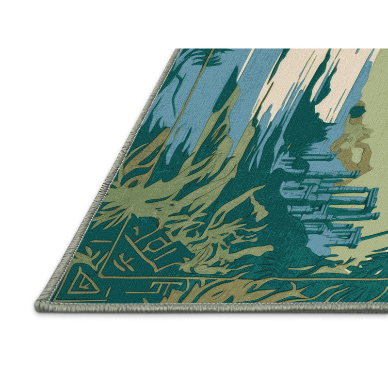 Hero's Legacy Rug, Square 5'