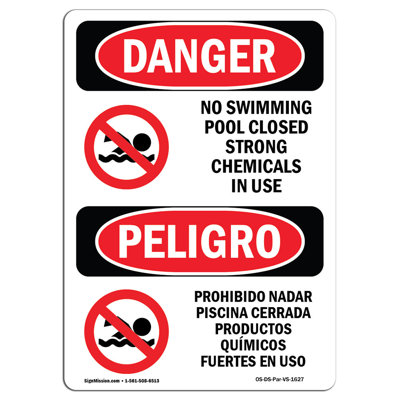 Panneau bicolore en aluminium sans piscine 12 x 18