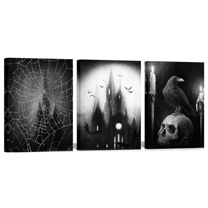 3 Piece Wrapped Canvas Print, 40cm H  x 30cm W