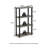 4-Tier 43.3" Corner Shelf, Open Shelves for Display and Storage-434006503