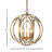 4 - Light Dimmable Globe Chandelier