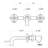 Double Handle Wall Mount Bathroom Faucet-121291031