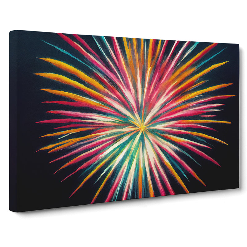 Marvellous Fireworks - Wrapped Canvas, 50cm H x 76cm W x 3cm D