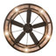 Oak Leaf Downrod Ceiling Fan