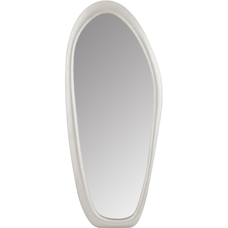 Raeana Polyresin Mirror, 70.5" x 30", White