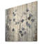 Monochrom Iron Ivy Leaves I - feuilles, art mural sur bois de pin naturel-908525602