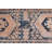 Handmade Turkish Herki Rug in Blue: Vintage Wool Runner for Kitchen and Anatolian Decor