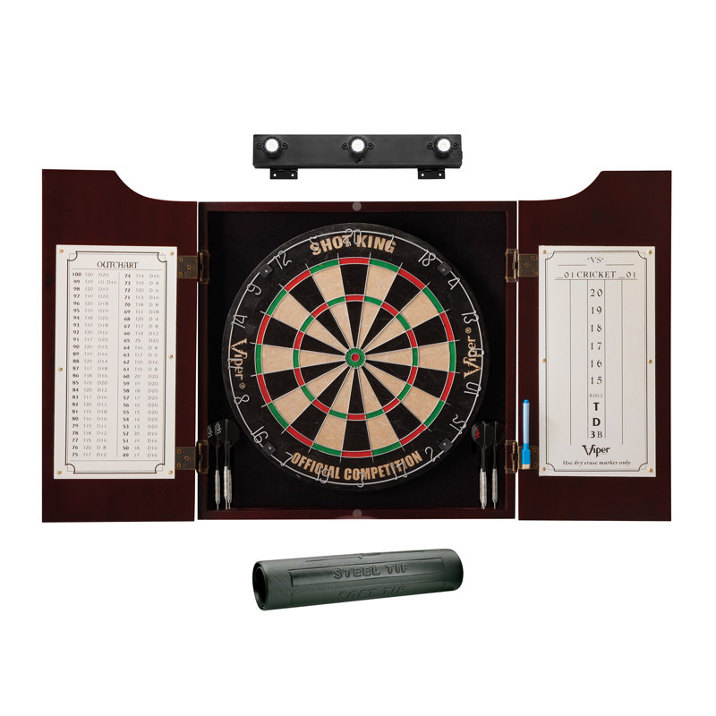 Hudson Electronic Dartboard and Cabinet Set