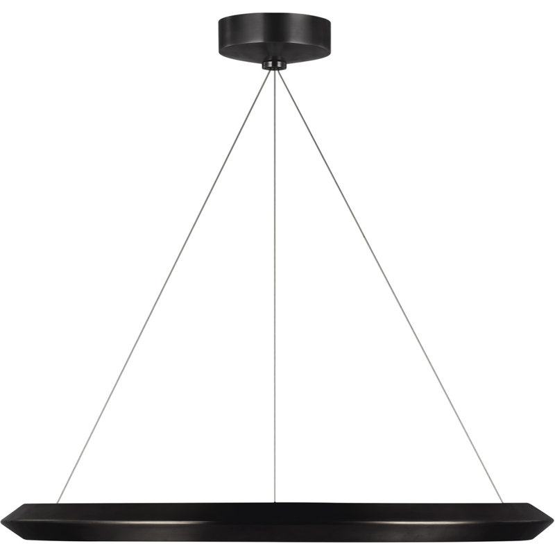 Peter Bristol Encircle 28" Ring Chandelier, Bronze