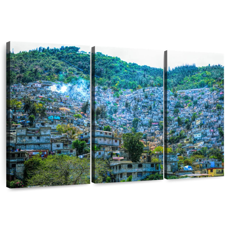Sebbie Port-Au-Prince Hillside Homes, 20" H x 33" W