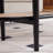 Arzate Solid Wood Oval Coffee Table with Rattan Shelf Single Coffee Table for Bedroom Small Space-937453786