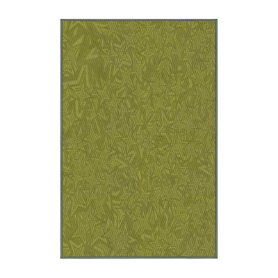 Tapis gris/zone noire à motifs
