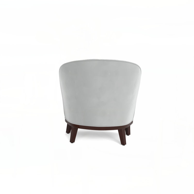 Fauteuil d'appoint rembourré Ava, gris clair, Light Grey