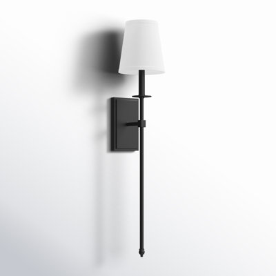  Monroe 1-Light Wall Sconce in Matte Black