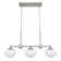 Hunter Saddle Creek 3 Light Linear Chandelier Ceiling Light Fixture