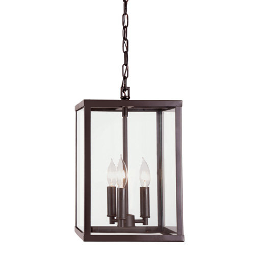 Carmella 3 - Light Square / Rectangle Chandelier, Oil Rubbed Bronze