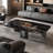 Rectangular supercrystalline stone coffee table-105490656