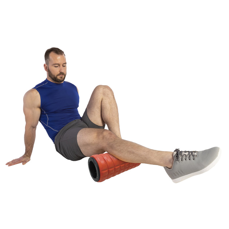 Gofit® Revolve Roller® avec anneaux de massage adaptatifs (profil bas 9)