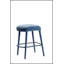 Tabouret de bar rembourré sans dossier en tissu - siège rembourré confortable avec pieds et repose-pieds robustes, siège peu encombrant pour îlot de cuisine, comptoir de salle à manger et pub, 2 ensembles-1199830121