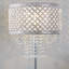 Lampe sur pied en métal 60 po Droplets Sleek