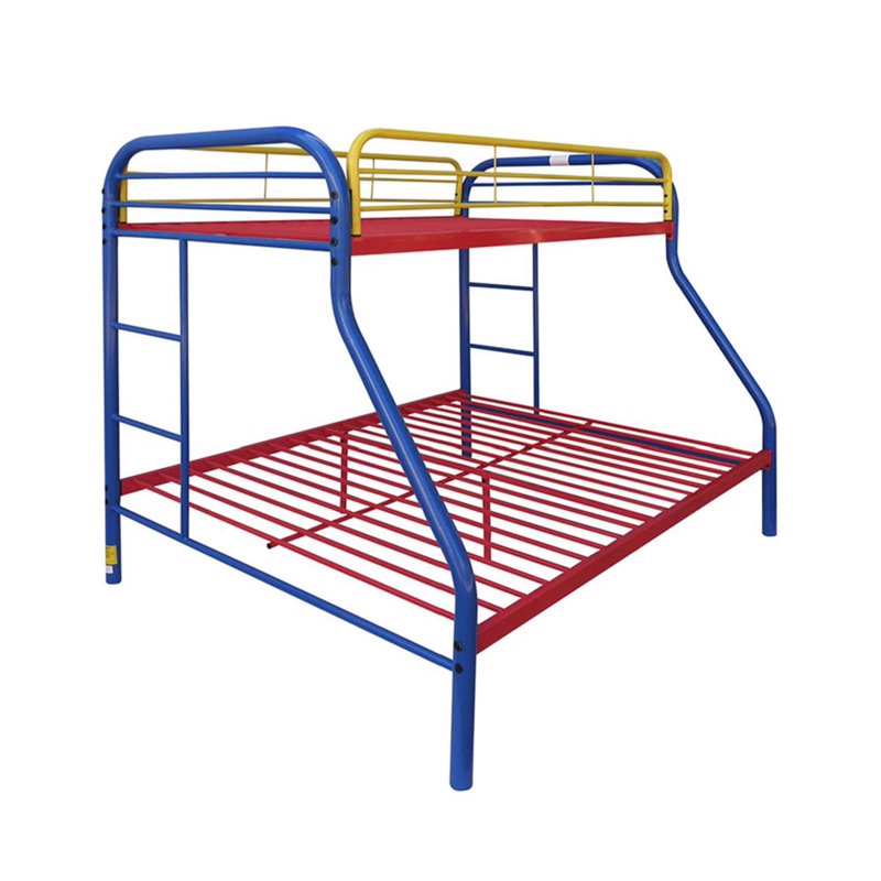 Henline Kids Bunk Bed, Twin Over Full, Rainbow
