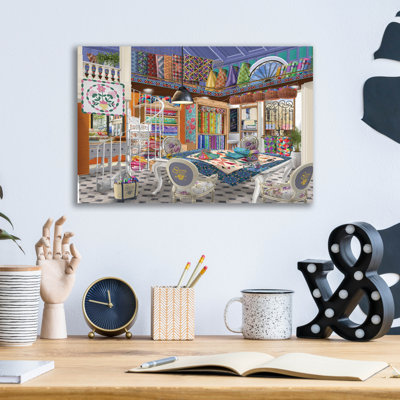 Bungalow Rose 'Queenie's Quiltery' by Bigelow Illustrations