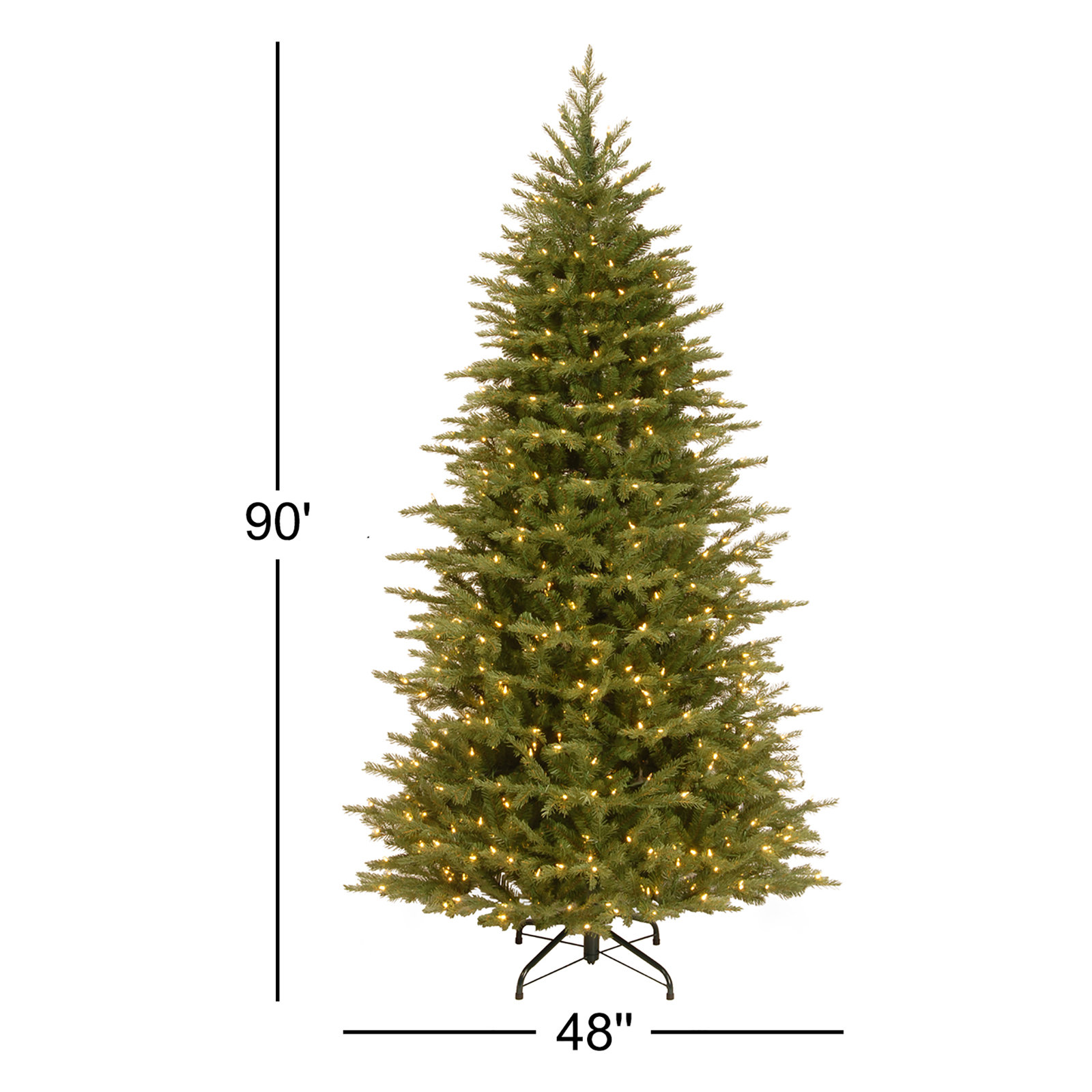 Nordic 7.5' Pre-Lit Spruce Tree