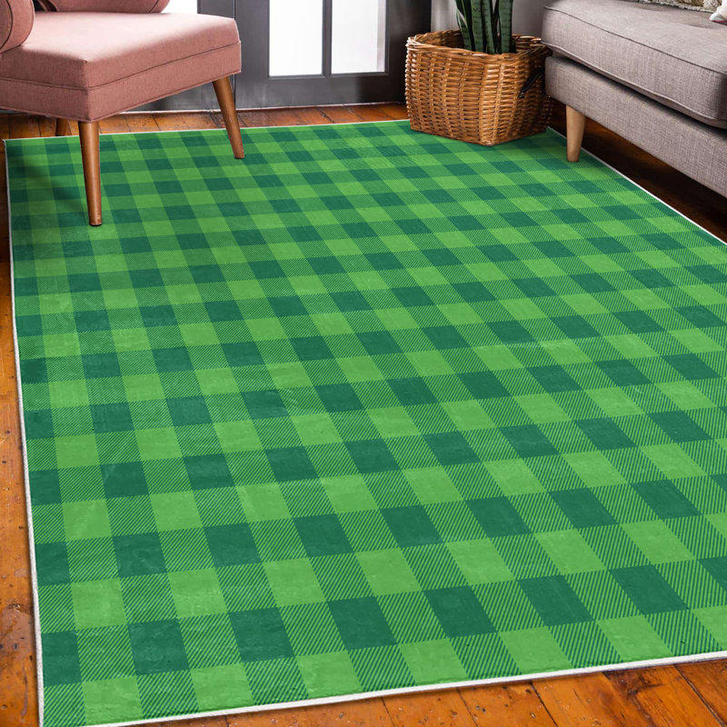 Tapis décoratif Sharini, Rectangle 4 pi x 5 pi 5 po