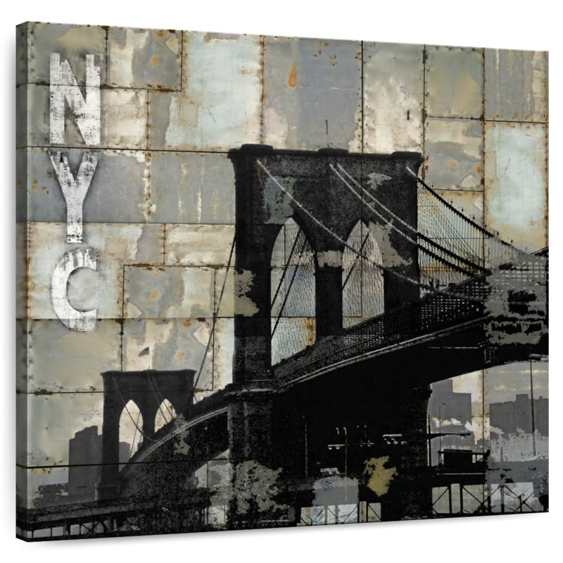 Nicci NYC Industrial II, H 10 po x l 10 po