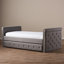 Lit de jour simple avec lit gigogne-336063551