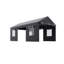 10 pi. L 20 pi. D Auvent de rangement en fer-100001186