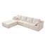 Canapé surdimensionné 131 "sans nuage avec 2 repose-pieds-754816143